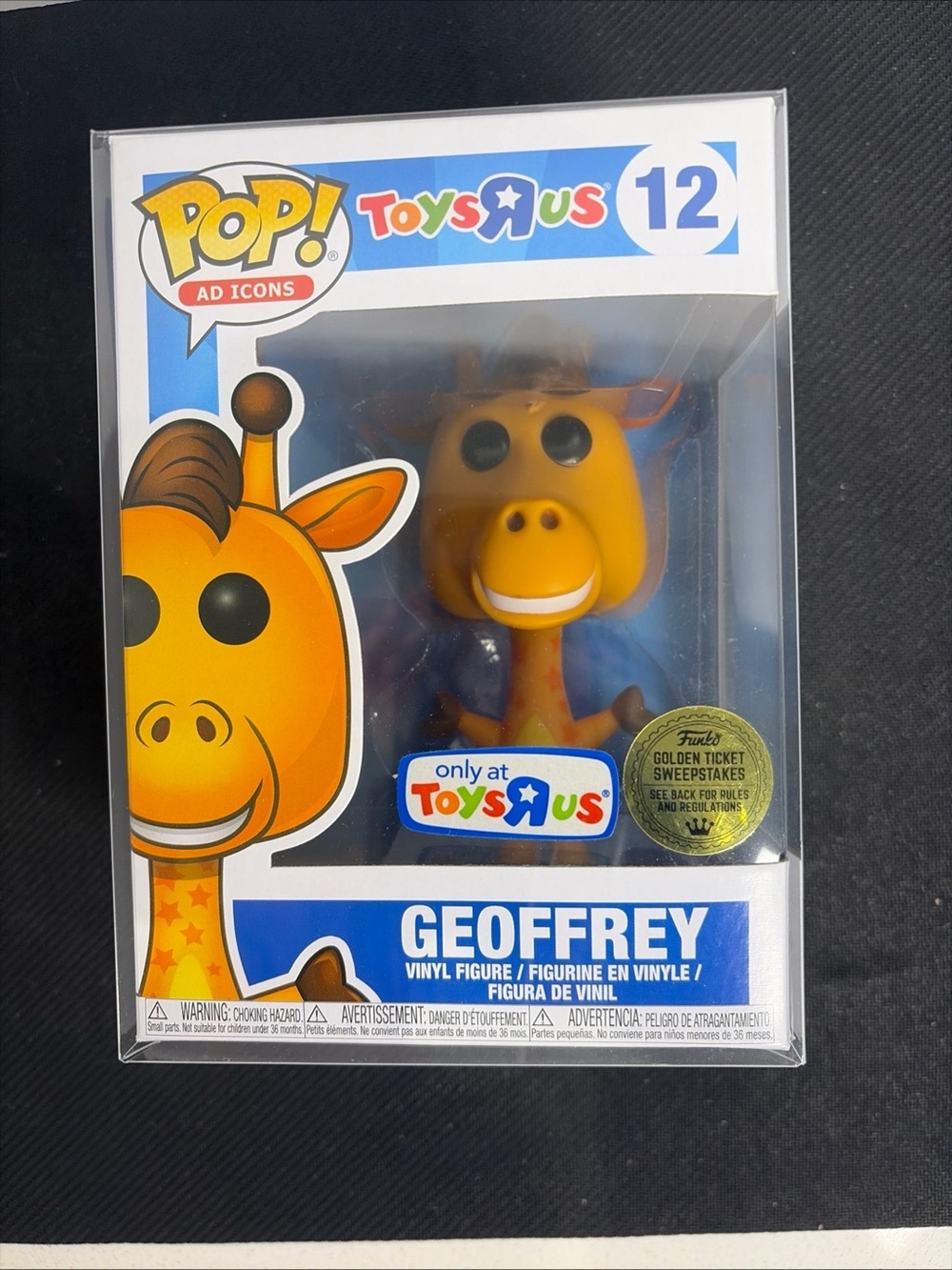 Funko Pop Geoffrey #12 Toys R Us Exclusive Ad Icons Golden Ticket